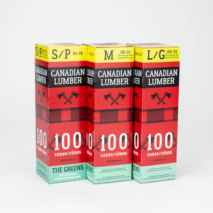 CANADIAN LUMBER PRE- ROLLED CONE MINI TOWERS OF 100 CONES