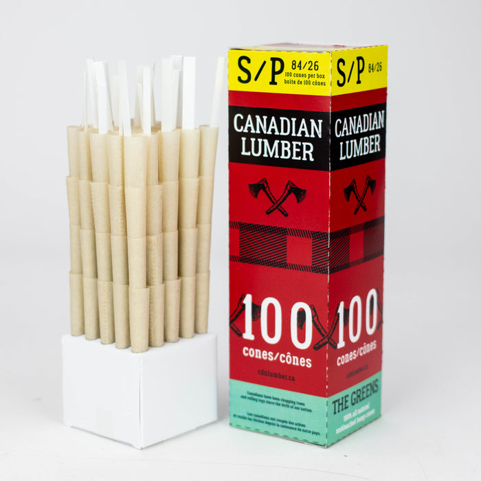CANADIAN LUMBER PRE- ROLLED CONE MINI TOWERS OF 100 CONES ROLLING PAPER Canadian Lumber Small (84