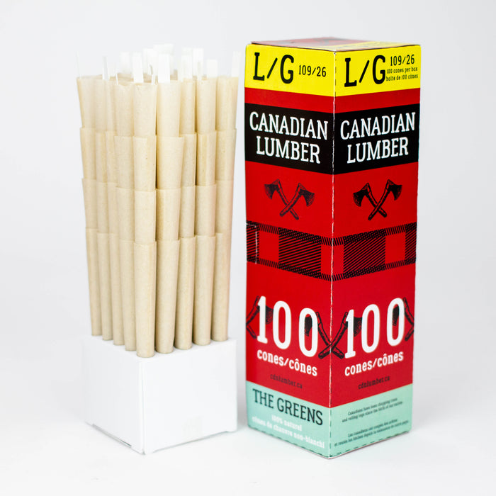 CANADIAN LUMBER PRE- ROLLED CONE MINI TOWERS OF 100 CONES ROLLING PAPER Canadian Lumber Large (109