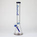 18" Spark 9 mm glass water bong with thick base Glass Bong ONE Blue