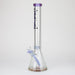 18" Spark 9 mm glass water bong with thick base Glass Bong ONE Purple