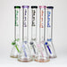 18" Spark 9 mm glass water bong with thick base Glass Bong ONE