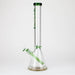 18" Spark 9 mm glass water bong with thick base Glass Bong ONE