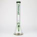 18" Spark 9 mm glass water bong with thick base Glass Bong ONE