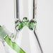 18" Spark 9 mm glass water bong with thick base Glass Bong ONE