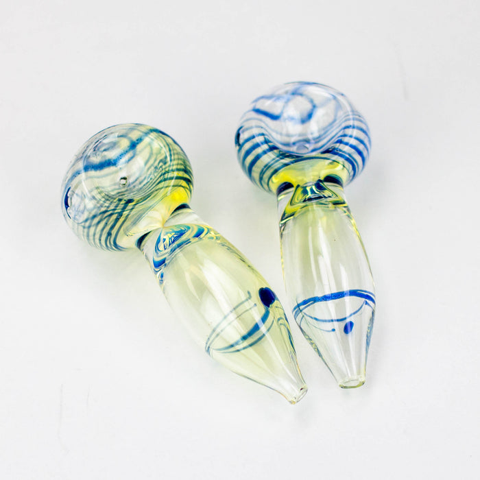 3" glass hand pipe Pack of 2 Glass Pipe ONE