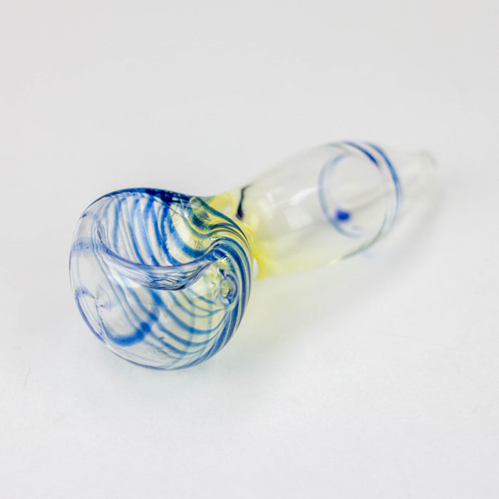3" glass hand pipe Pack of 2 Glass Pipe ONE