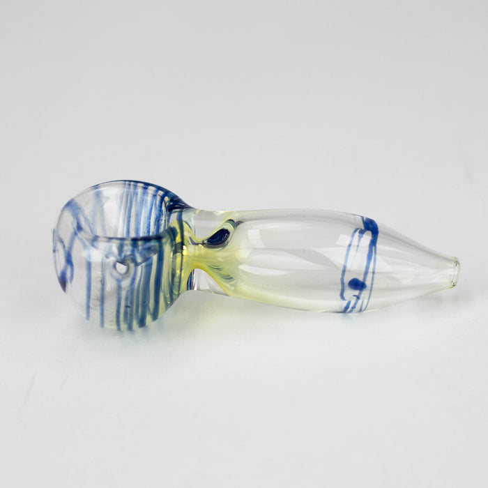 3" glass hand pipe Pack of 2 Glass Pipe ONE