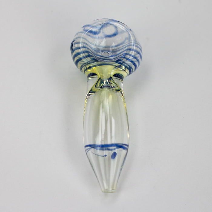 3" glass hand pipe Pack of 2 Glass Pipe ONE