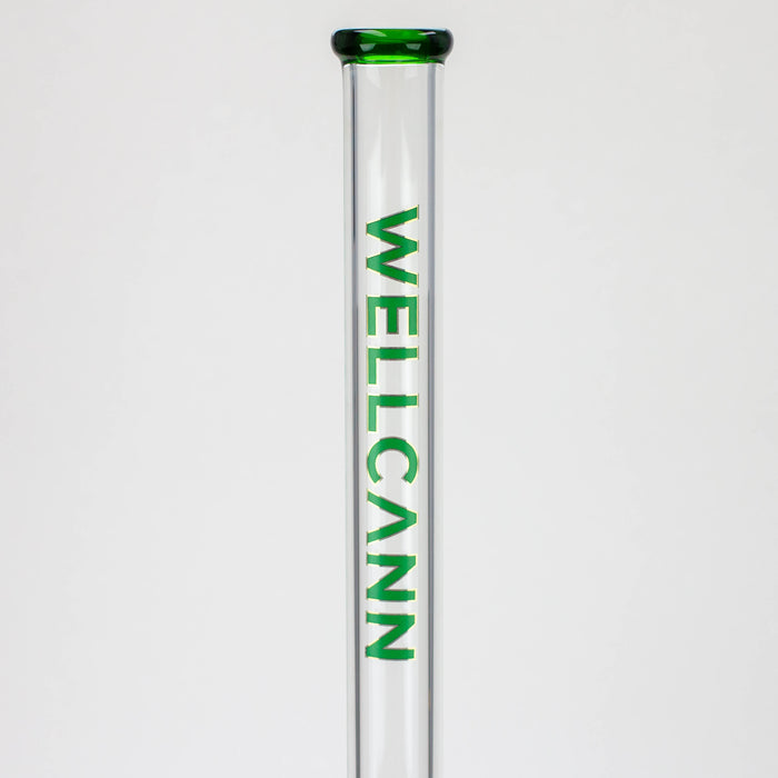 32" WellCann 7 mm curved tube beaker water bong with thick base