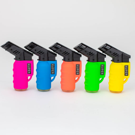 XUPER Neon Lighter single flame Torch box of 20 [98-1162N] Lighters ONE