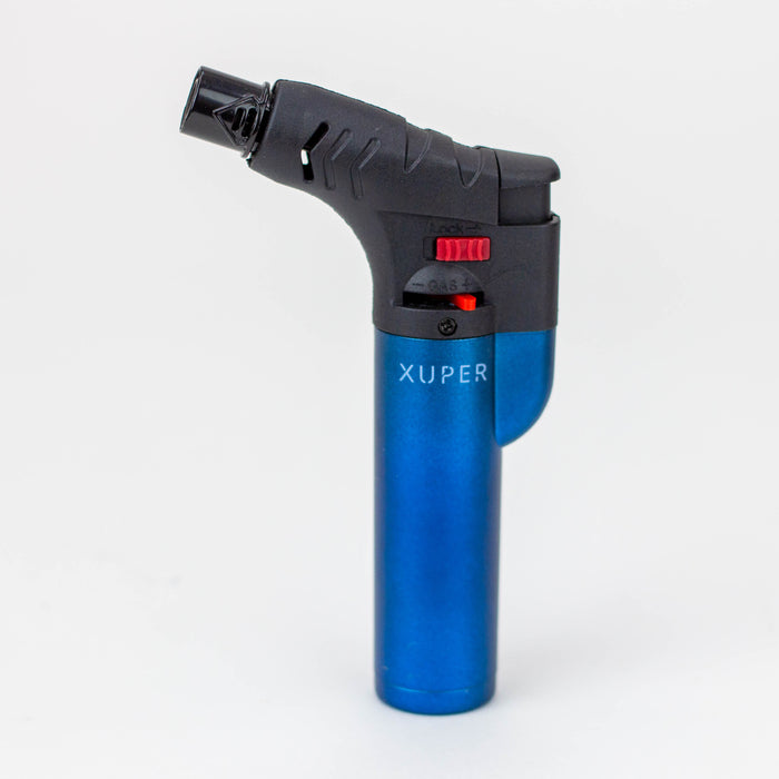 XUPER Metalic Lighter single flame Torch box of 20 [98-1149M]
