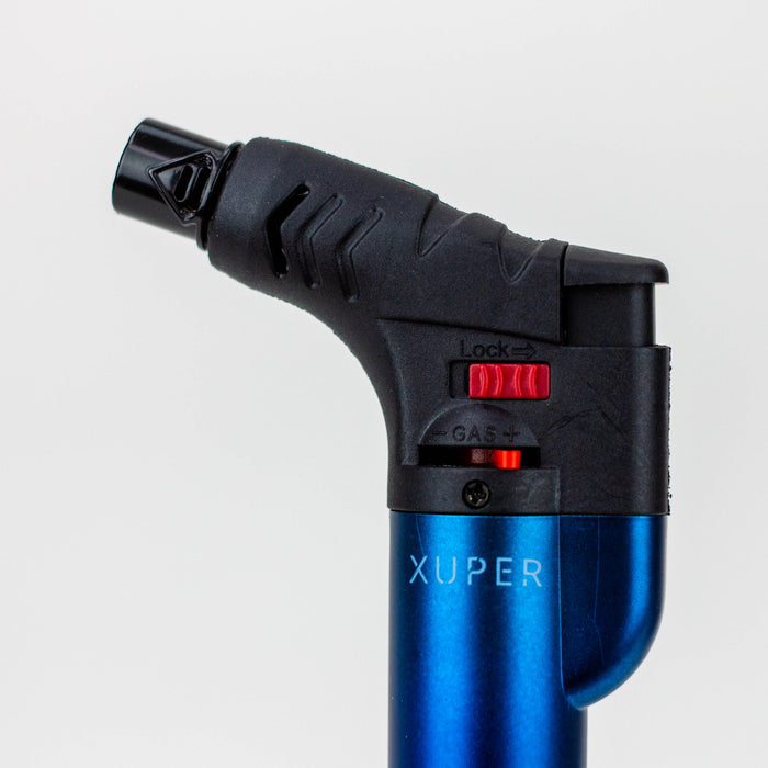 XUPER Metalic Lighter single flame Torch box of 20 [98-1149M] Torch ONE
