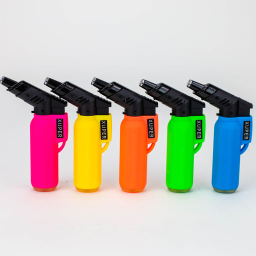XUPER NEON Bulit-In Tamp Lighter Torch box of 20 [98-1168N] Lighters ONE