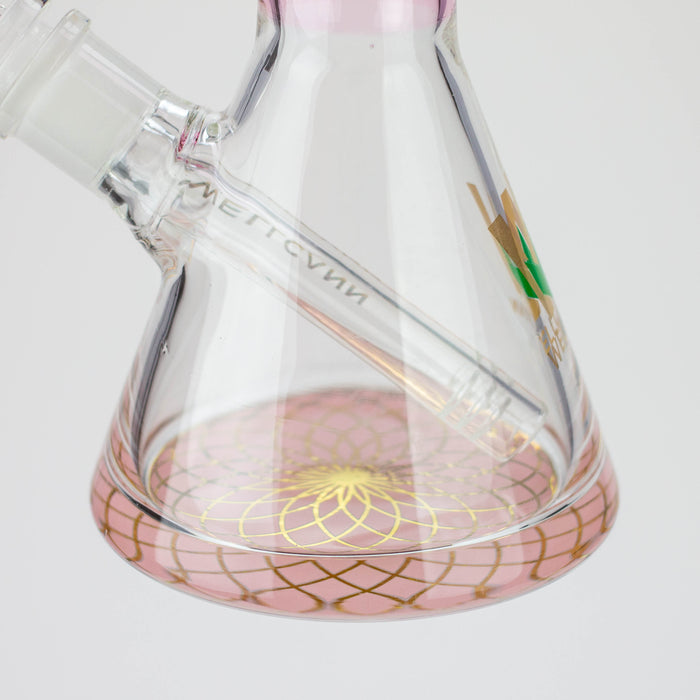 10" WellCann Coloured glass beaker bong with wide mouth - Pink