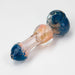 4.5" Gold fumed heavy glass hand pipe [9681] Glass Pipe ONE