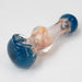 4.5" Gold fumed heavy glass hand pipe [9681] Glass Pipe ONE