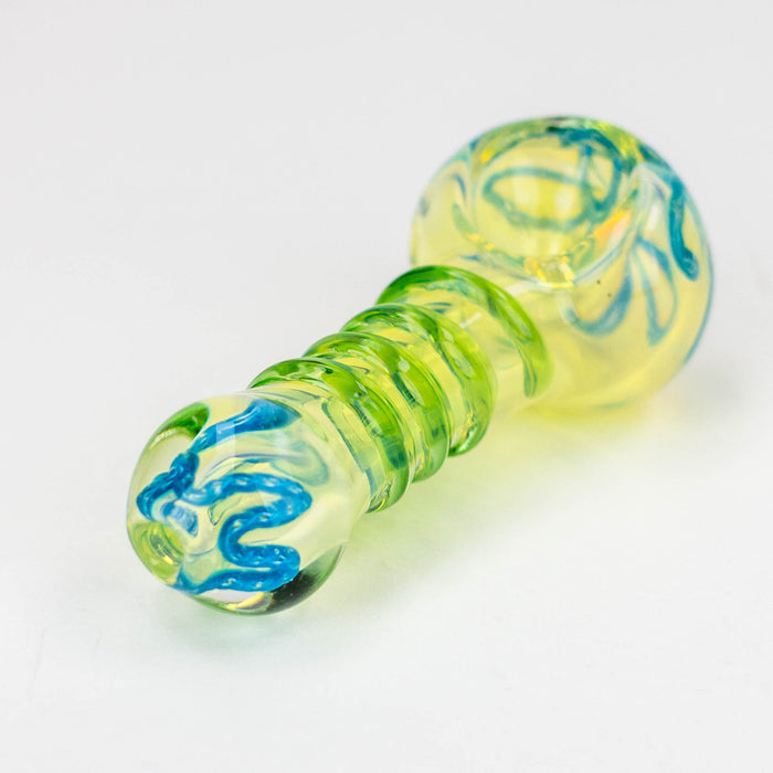 3.5" softglass hand pipe Pack of 2 [9673] Glass ONE