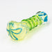 3.5" softglass hand pipe Pack of 2 [9673] Glass ONE