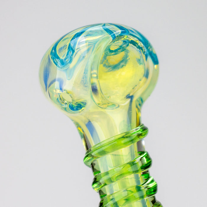 3.5" softglass hand pipe Pack of 2 [9673] Glass ONE
