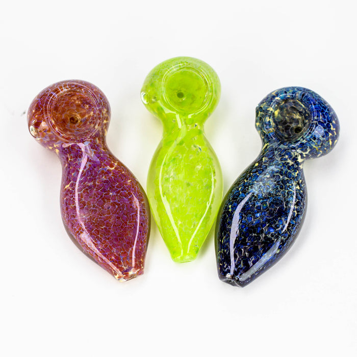 3.5" softglass hand pipe Pack of 2 [9674] Glass Pipe ONE