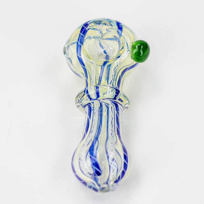 3.5" softglass hand pipe Pack of 2 [9675] Glass Pipe ONE