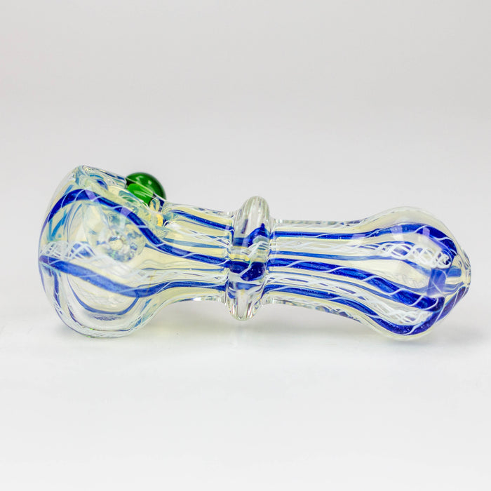 3.5" softglass hand pipe Pack of 2 [9675] Glass Pipe ONE