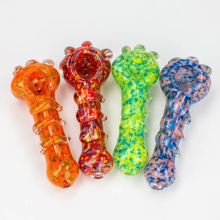4.5" softglass hand pipe Pack of 2 [9679] Glass Pipe ONE