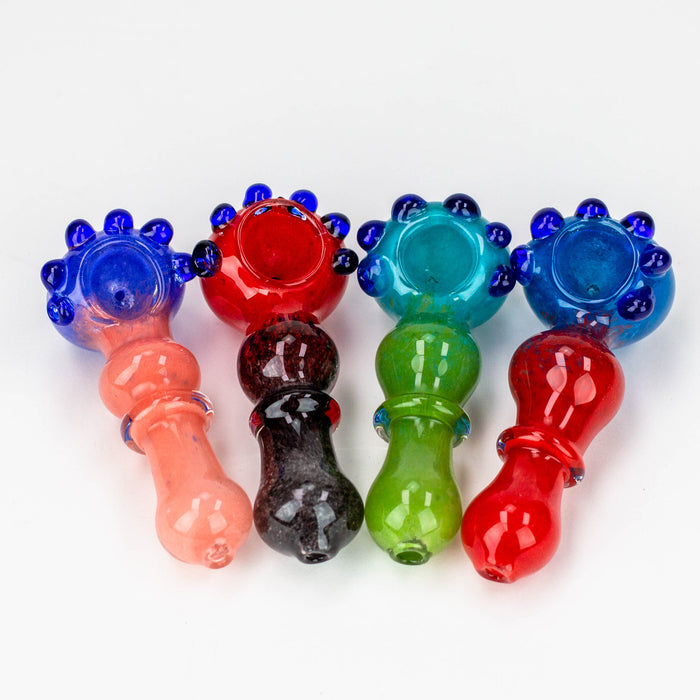 4.5" softglass hand pipe Pack of 2 [9680] Glass Pipe ONE