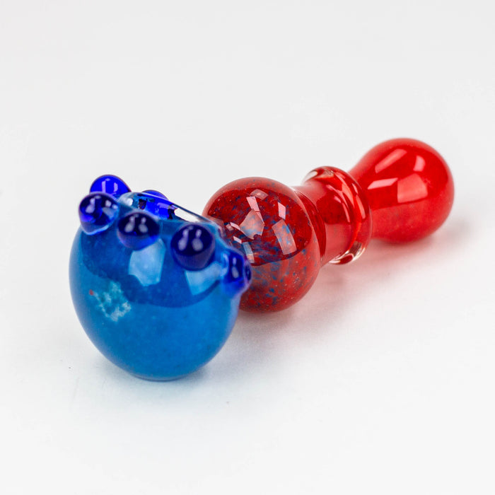 4.5" softglass hand pipe Pack of 2 [9680] Glass Pipe ONE