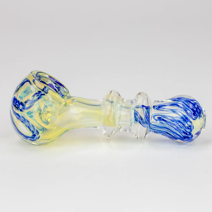 3.5" softglass hand pipe Pack of 2 [9672] Glass Pipe ONE