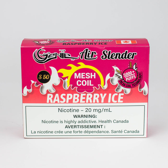 Genie Air Slender Mesh Coil disposable 5000 Puff Pod 20 mg/mL
