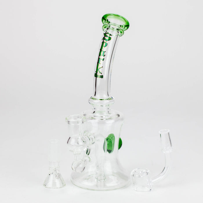 Spark | 7” 2-in-1 fixed 3 hole diffuser bubbler