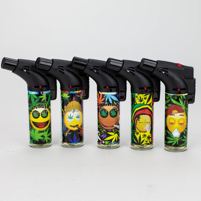 Techno Lighter single flame Torch box of 15 [00139] Torch Canadian Distributor EMOJI