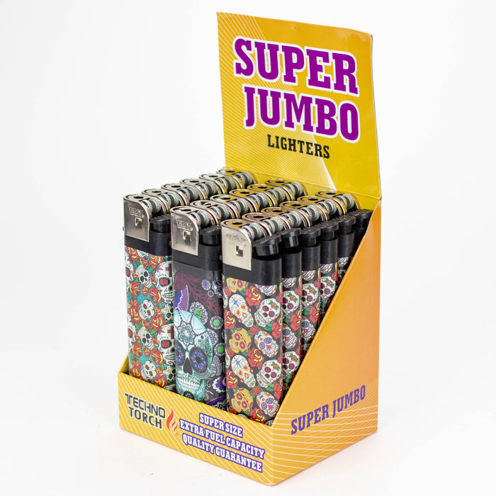 Techno - 6" Super Jumbo ligher Box of 18 [10921] Lighter Canadian Distributor
