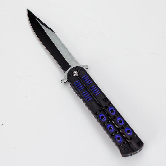 8.5″ Tiger-USA® Butterfly Style Tiger pocket knife  [SJ-1040]