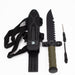 12.75″ Hunting Knife w/ ABS Sheath + Accessories [T22188GN-3] Fixed Blade Knife Canadian Distributor