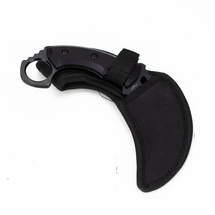 6.5" Fixed Blade Karambit Black Wash W/G10 Handle [T22003] Fixed Blade Knife Canadian Distributor