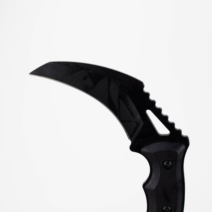 6.5" Fixed Blade Karambit Black Wash W/G10 Handle [T22003] Fixed Blade Knife Canadian Distributor