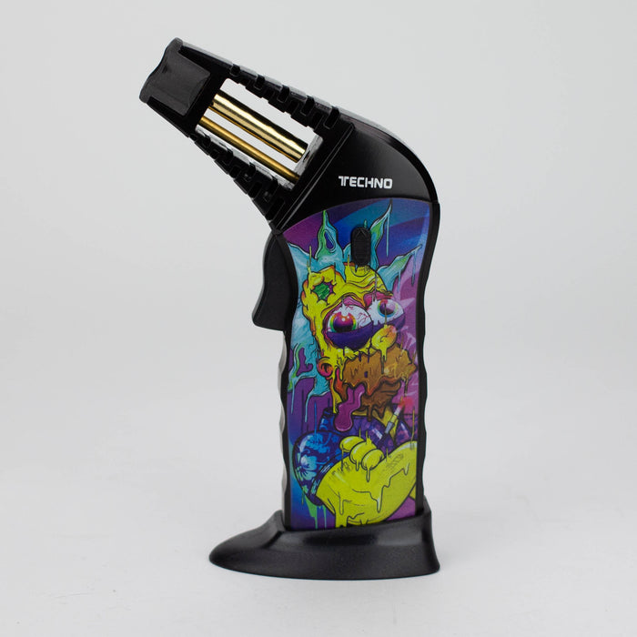 Techno | Adjustable Single Jet slant Torch Lighter in gift box [15811]