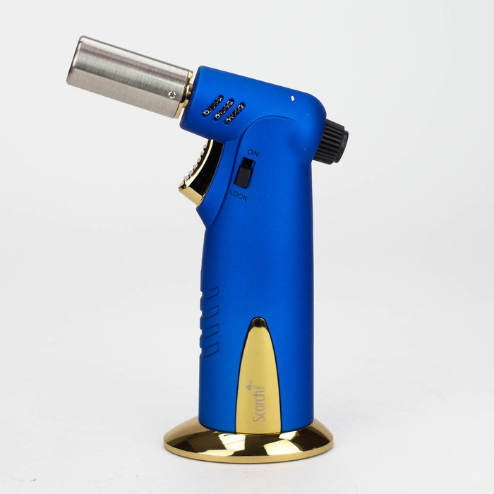 Scorch Torch | Turbo 45 Degree Single Jet Torch Lighter [51624] Lighters Canadian Distributor Blue