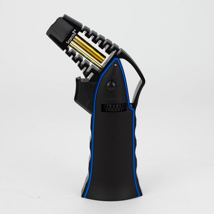 Scorch Torch | Adjustable Single Jet Torch Lighter [51470] Lighters Canadian Distributor Black Matt / Blue