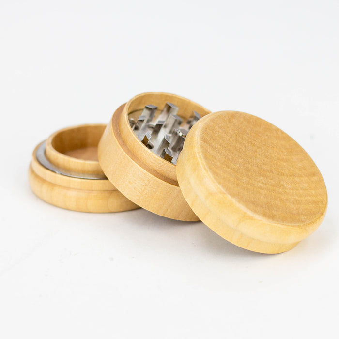 3 parts Wooden grinder Box of 6 Display Purple Haze Smoke Inc