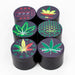 4 parts black floral grinder Box of 12 Display Purple Haze Smoke Inc