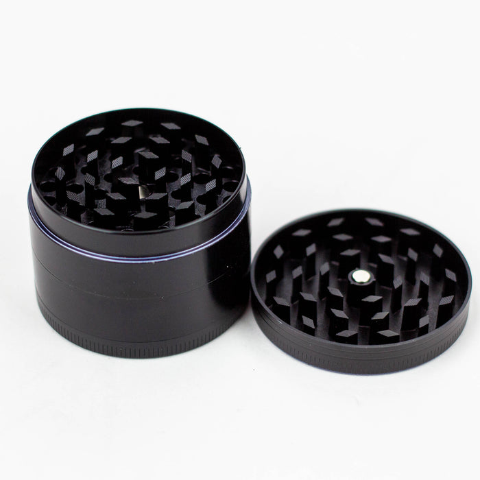 4 parts black floral grinder Box of 12 Display Purple Haze Smoke Inc