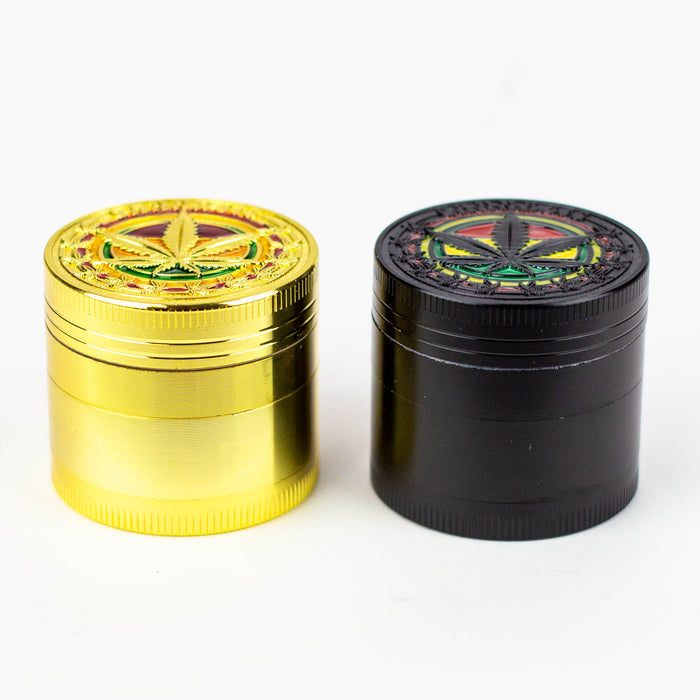 4 parts leaf mini grinder Box of 12 Display Purple Haze Smoke Inc
