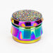 4 parts Sparkle herb grinder Box of 12 Display Purple Haze Smoke Inc