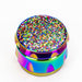 4 parts Sparkle herb grinder Box of 12 Display Purple Haze Smoke Inc