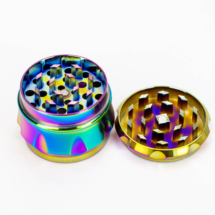 4 parts Sparkle herb grinder Box of 12 Display Purple Haze Smoke Inc