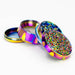 4 parts Sparkle herb grinder Box of 12 Display Purple Haze Smoke Inc